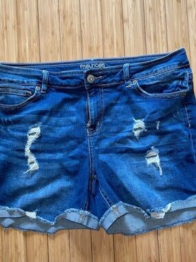 Maurices Distressed Denim Shorts